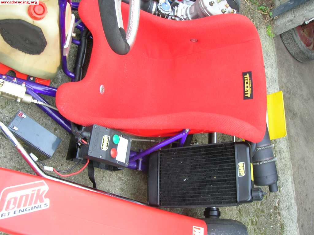 Kart 125 iame leopard arranque electrico,embrague,o cambio p
