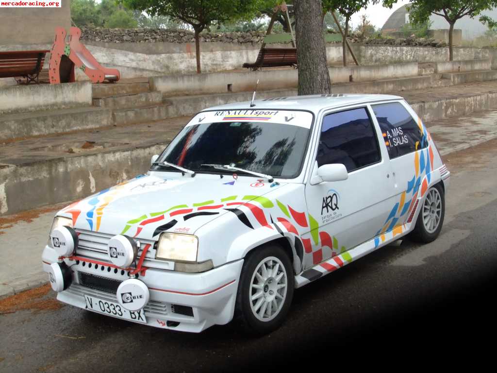 Renault 5 gt turbo rallye/regularidad sport