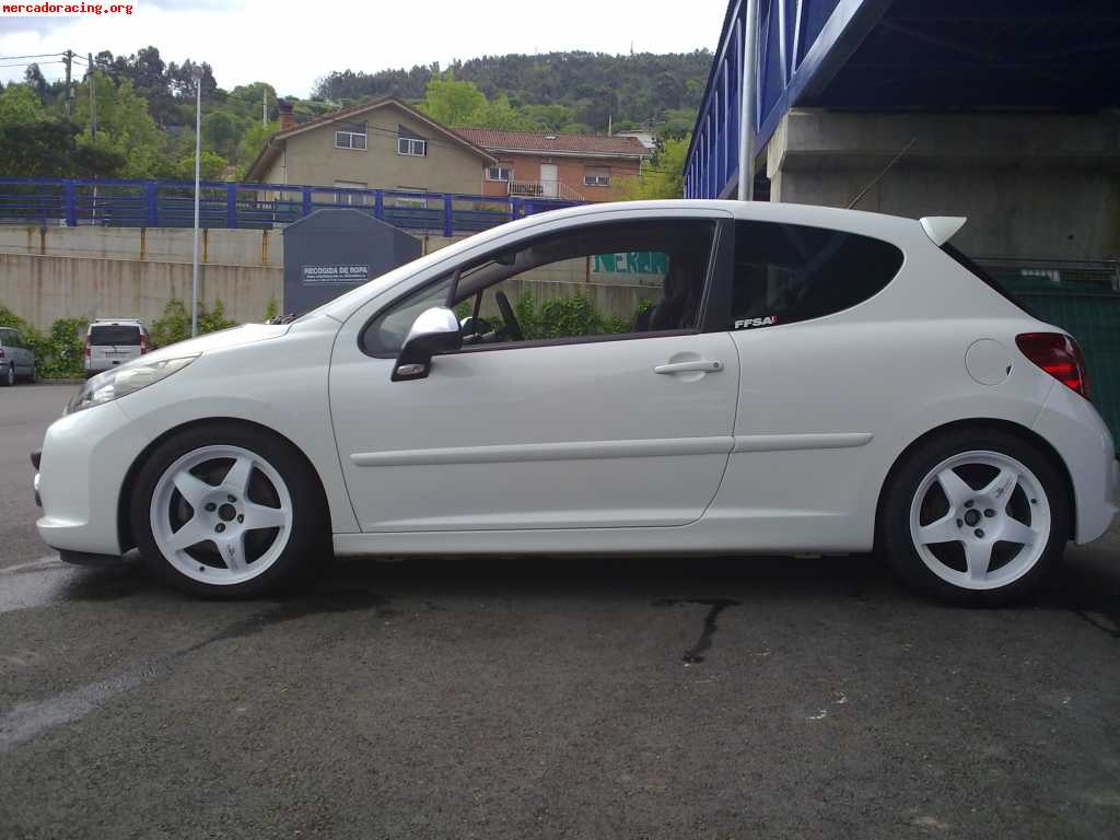 Vendo 207 rc.acepto 106 rally 1.6 como parte de pago.