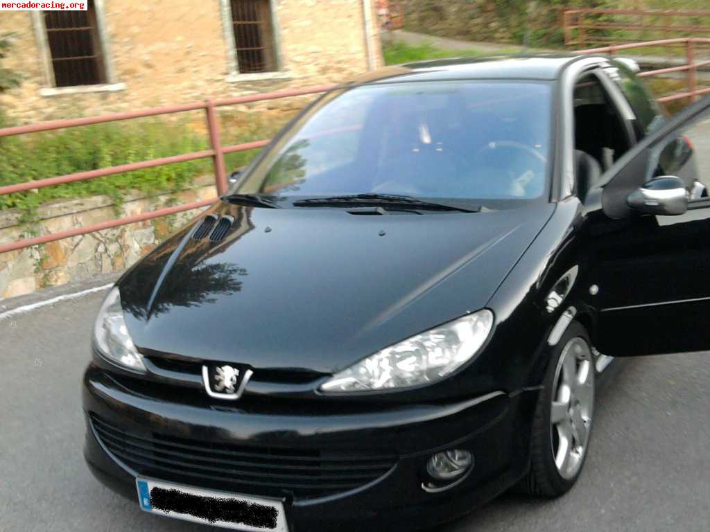 Vendo peugeot 206 xs 1.6i 110cv   6000 negociables