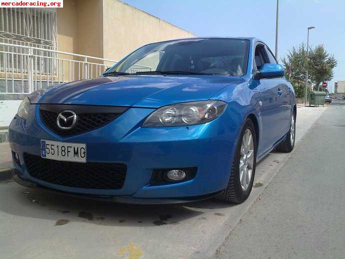 Vendo mazda 3 sport sedán active  2007, 1.6vvt 105cv revisió