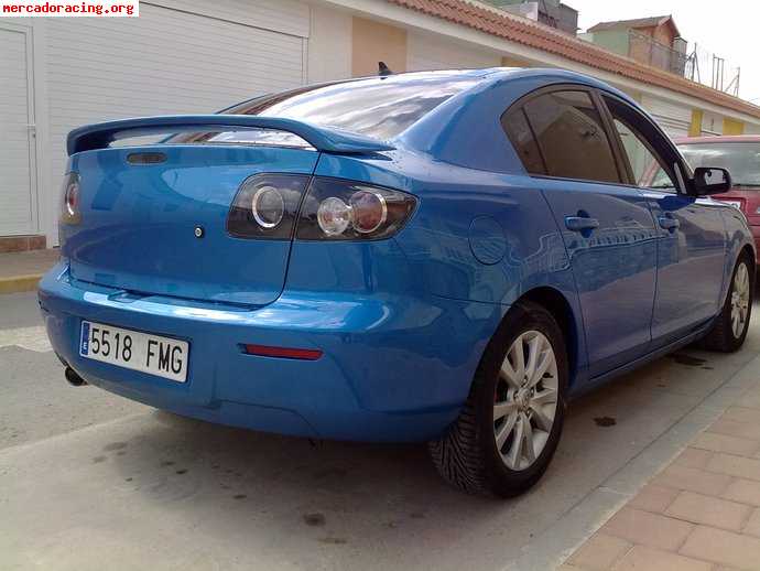 Vendo mazda 3 sport sedán active  2007, 1.6vvt 105cv revisió