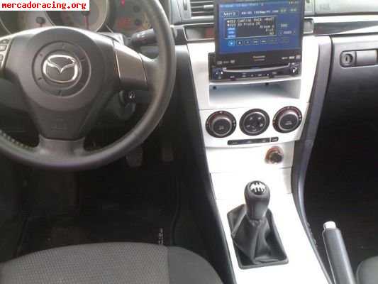 Vendo mazda 3 sport sedán active  2007, 1.6vvt 105cv revisió