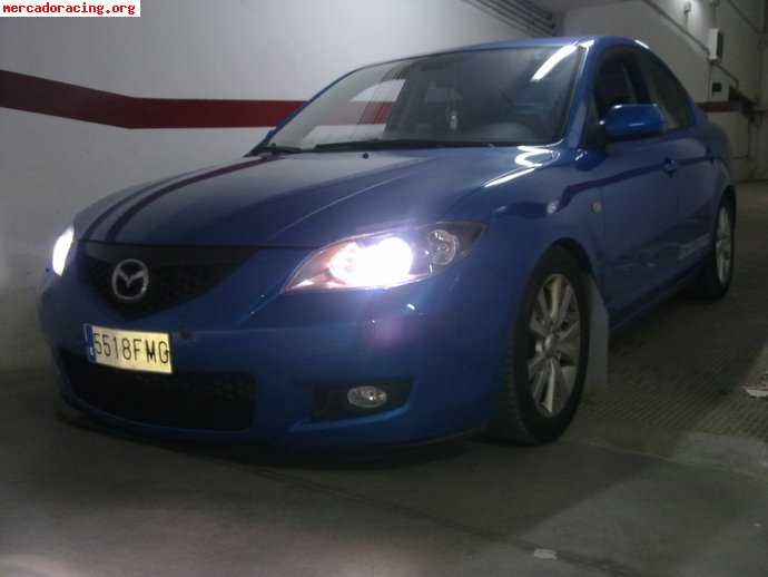 Vendo mazda 3 sport sedán active  2007, 1.6vvt 105cv revisió