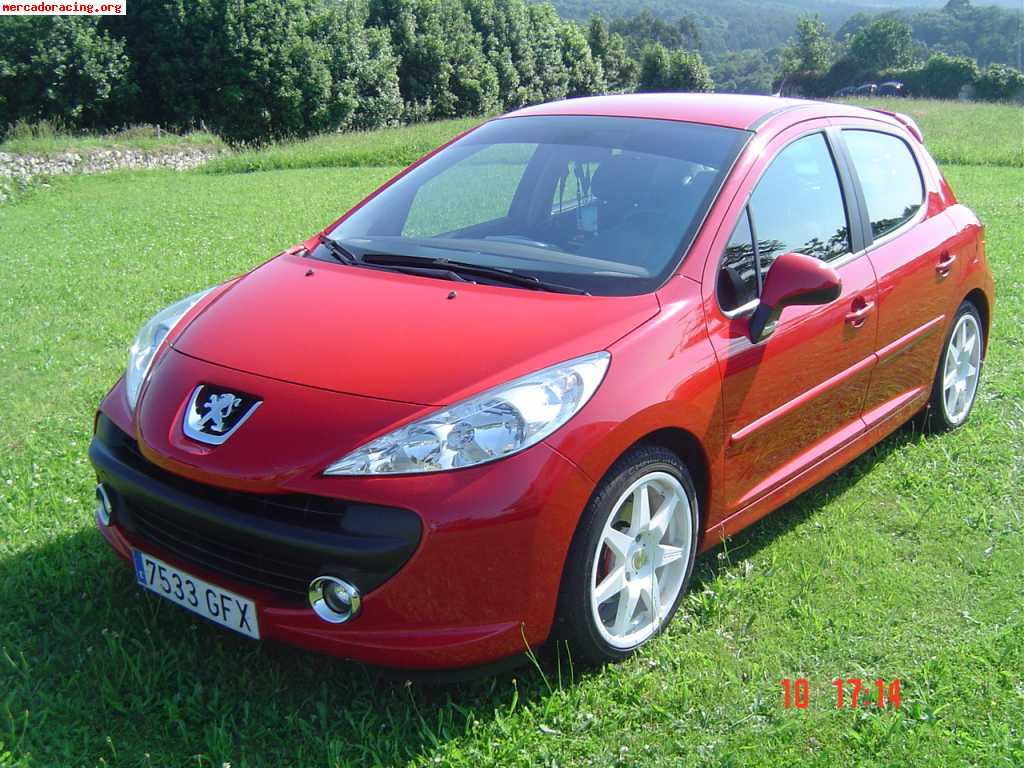 Peugeot 207 1.6 16v 120cv rojo 