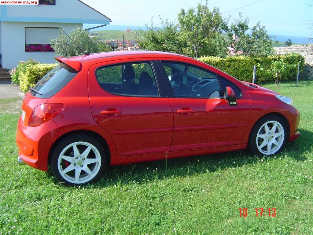 Peugeot 207 1.6 16v 120cv rojo 