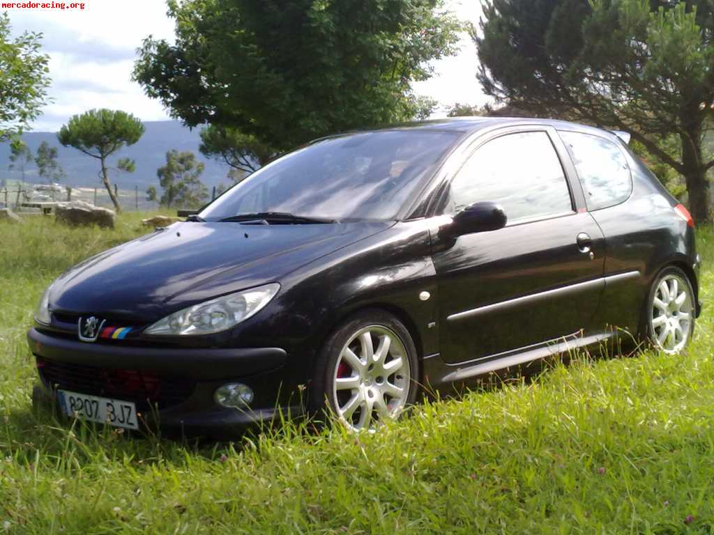 Vendo o cambio 206 gti como nuevo.