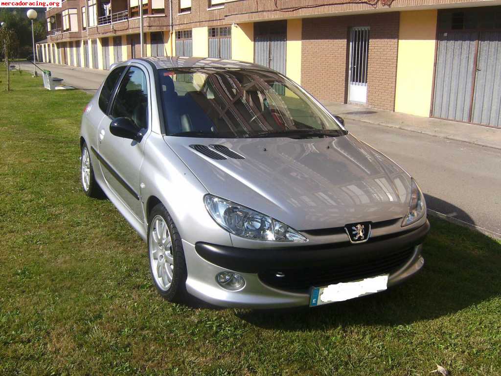 Se vende 206 gti con 63000 kms reales impecable
