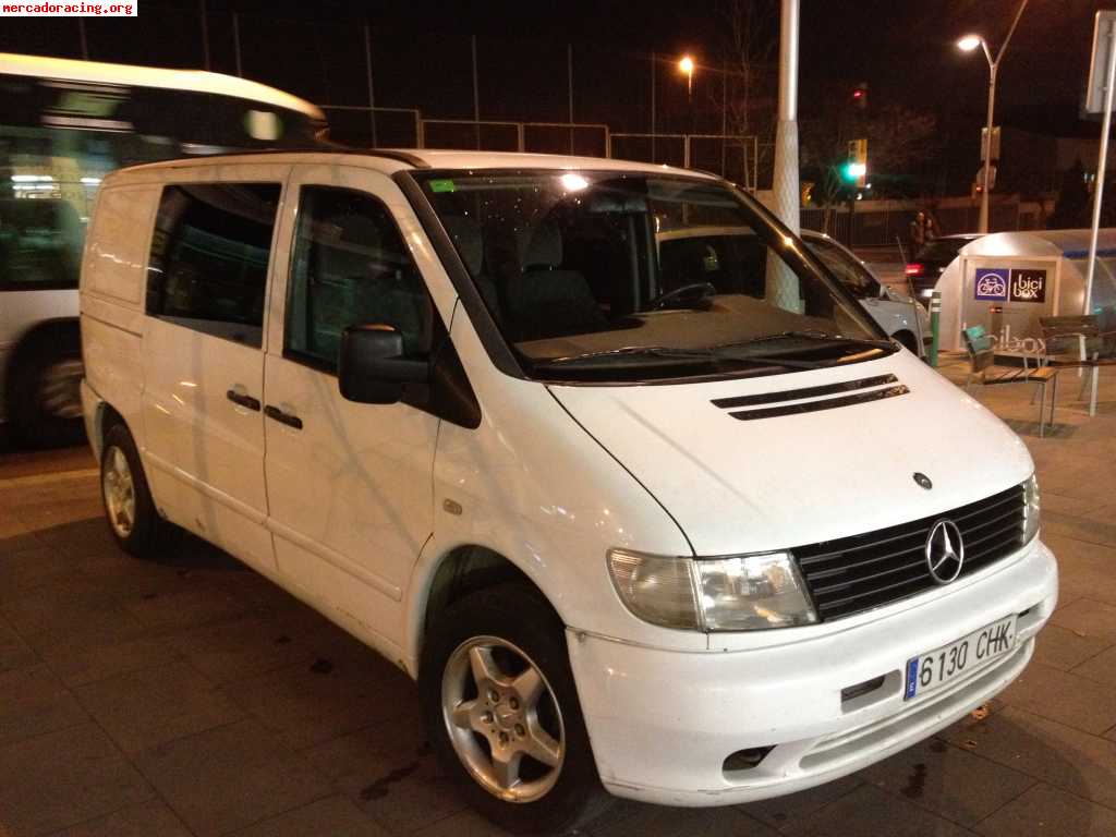 Vendo mercedes benz vito, 112 cdi año 2003 , 6 plazas, crist