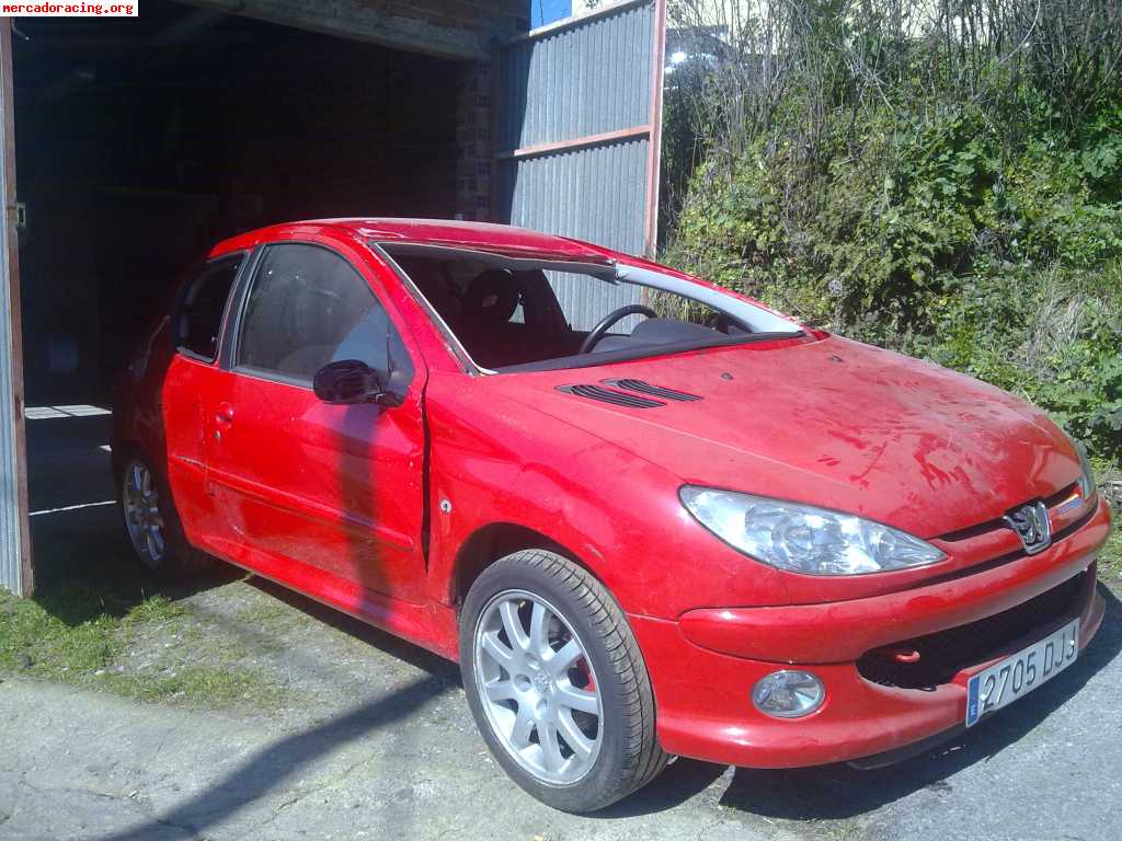 Peugeot 206 xs 1.6 16v con golpe