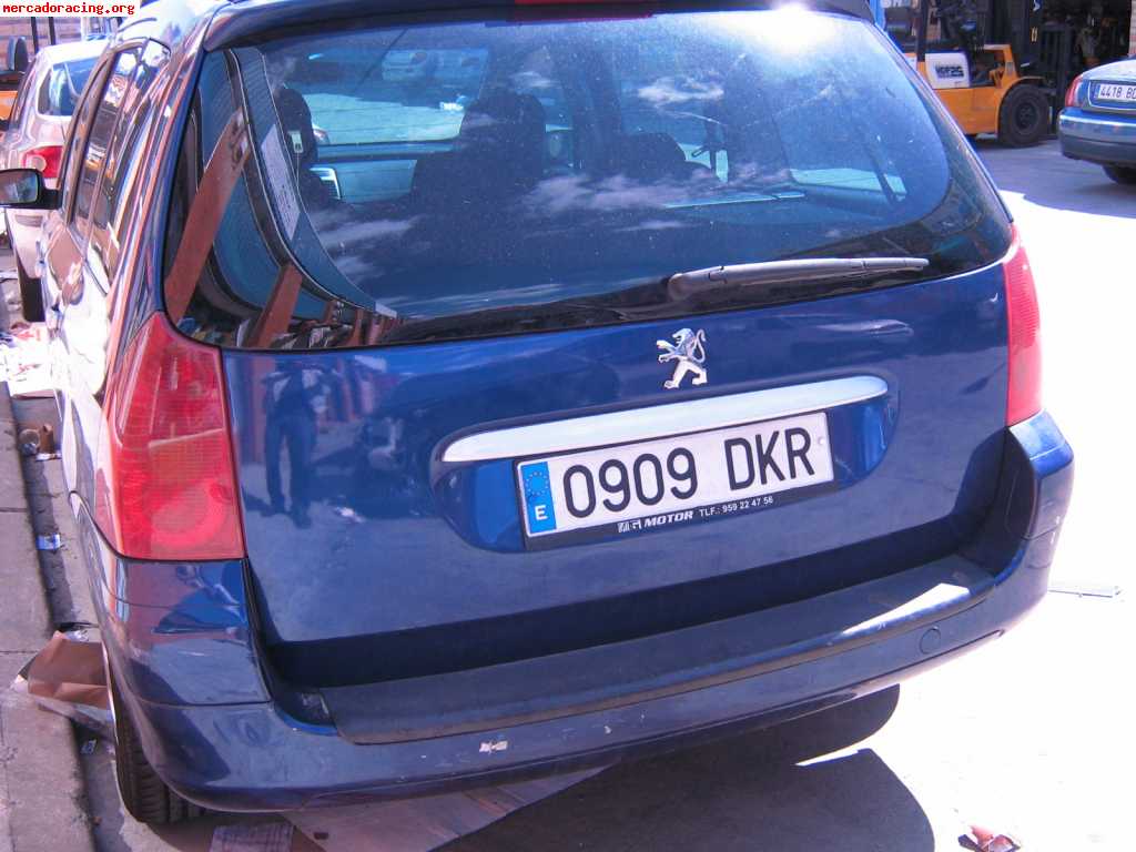 Vendo peugeot 307 hdi del 2006 con techo panoramico 4800e