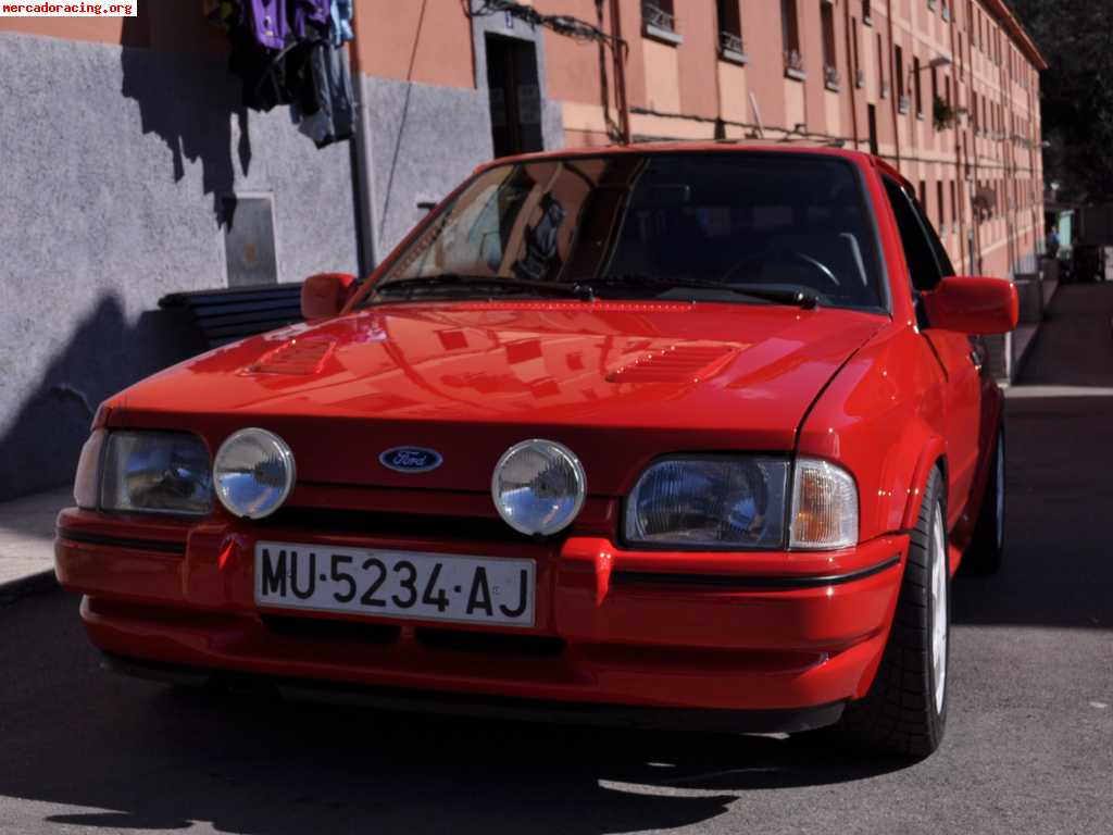 Impecable preclasico ford escort rs turbo 