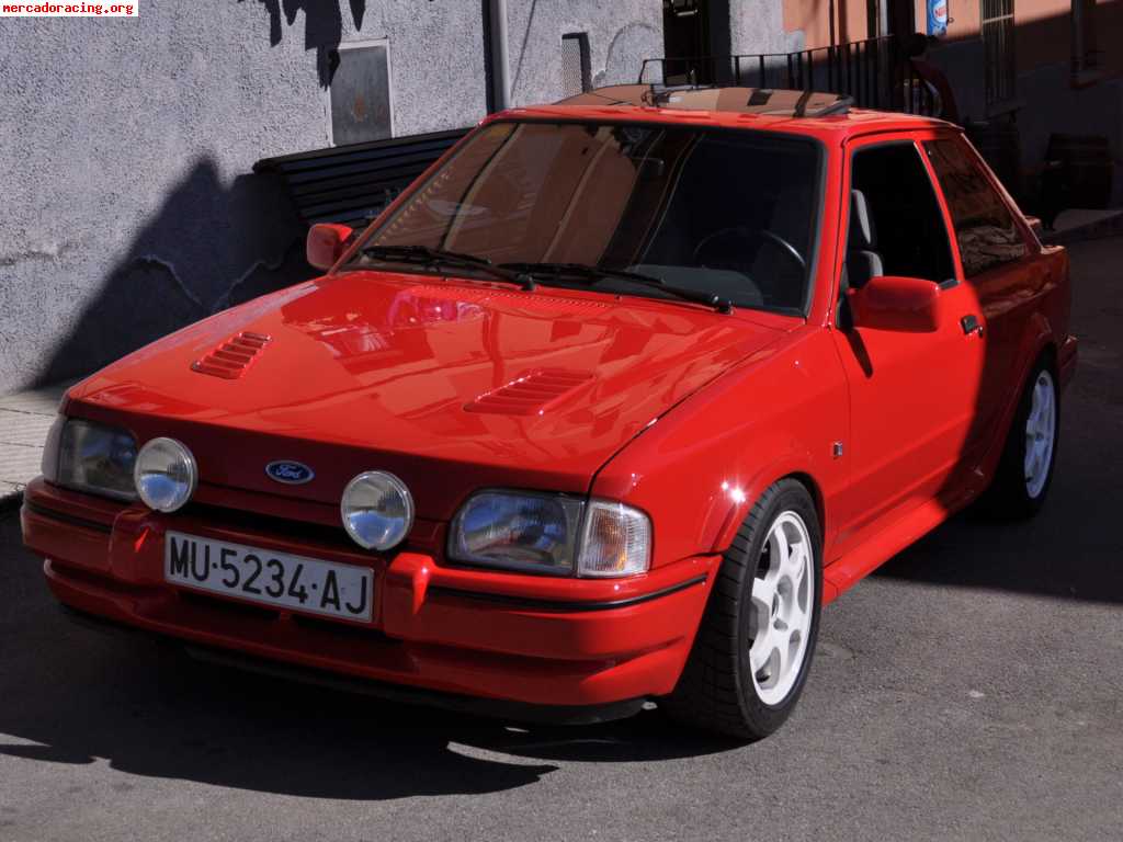 Cambio venta ford escort rs turbo impecable 