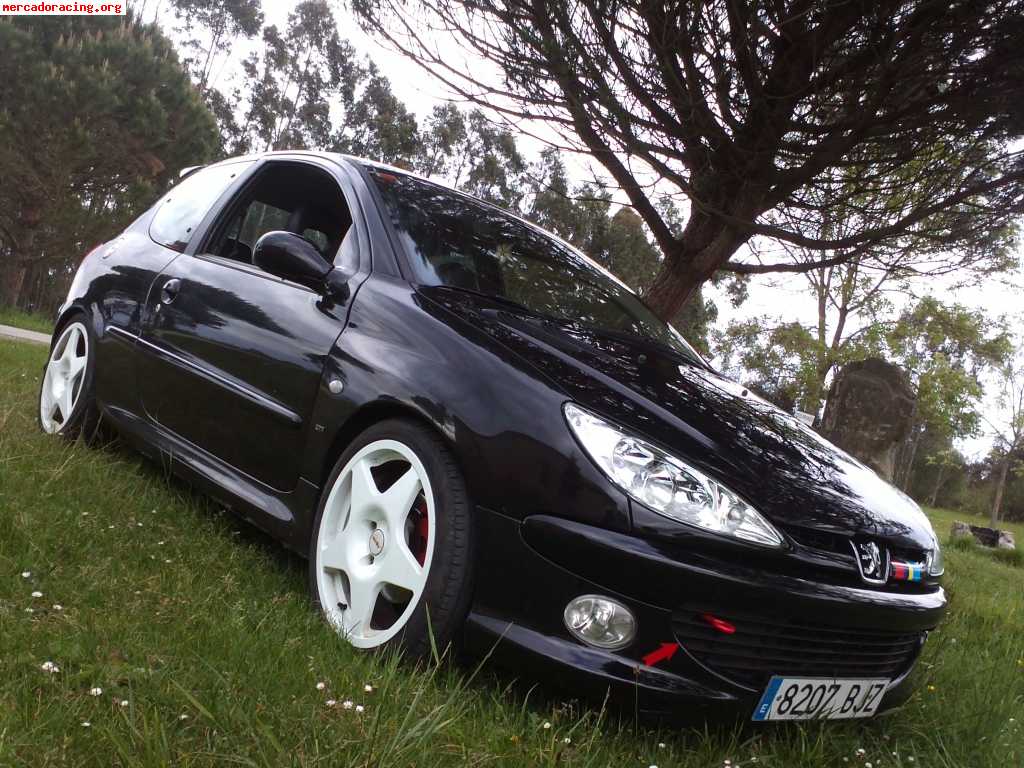 Vendo o cambio 206 gti ¡¡¡recien pintado!!!