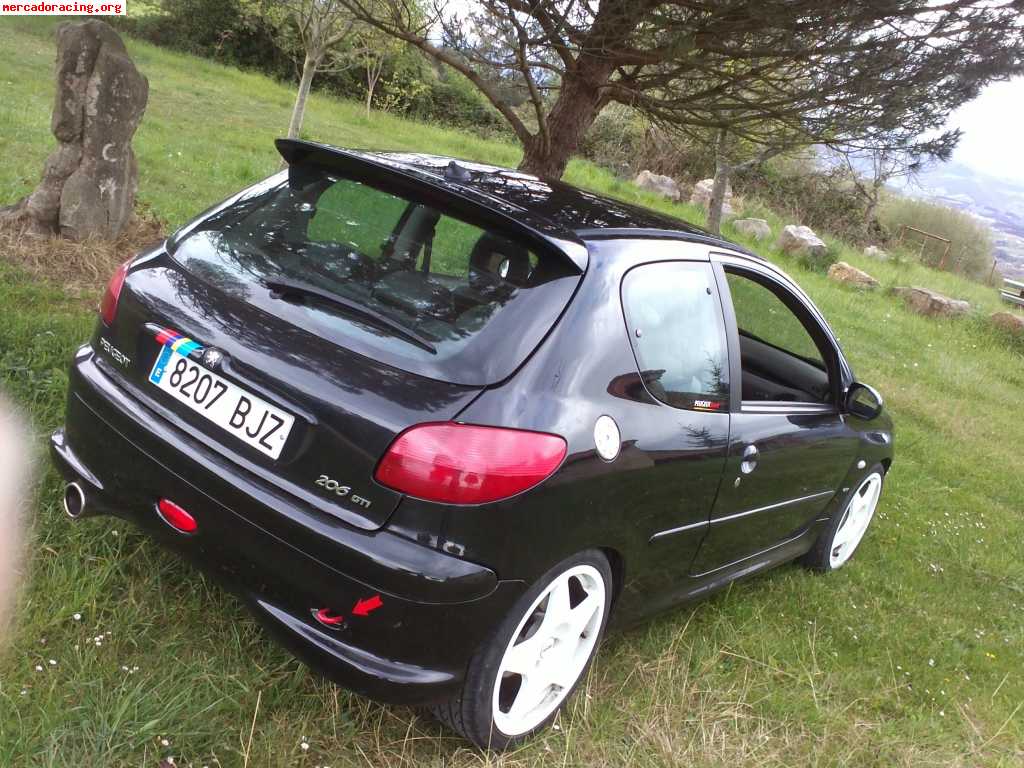 Vendo o cambio 206 gti recien pintado