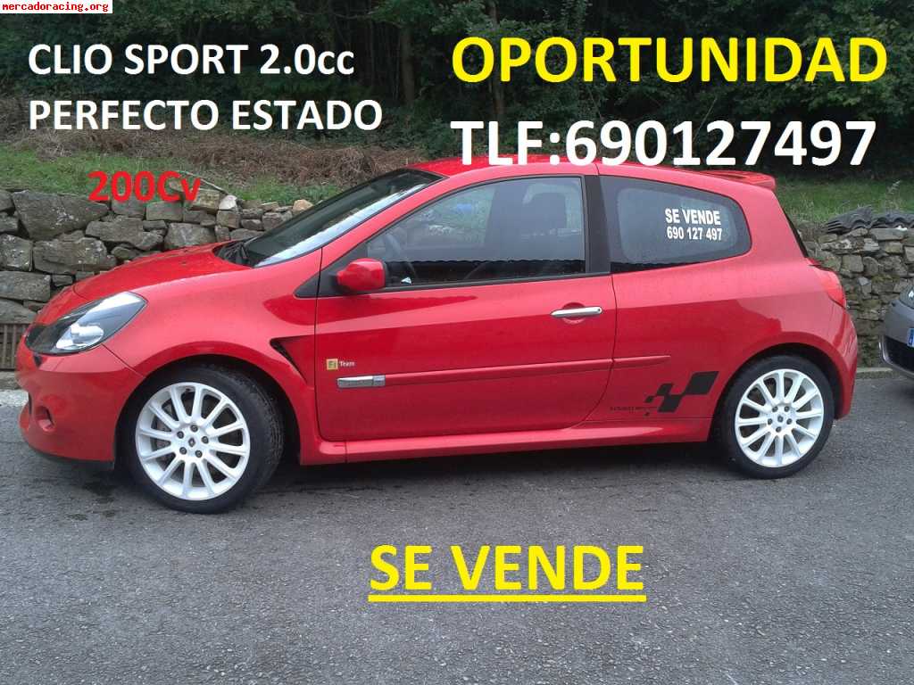 Vendo clio sport 2.0cc 200cv perfecto estado