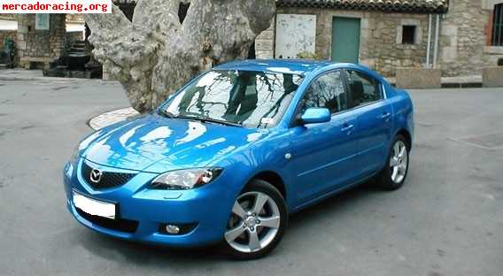 Mazda 3 2.0 150cv azul electrico 60.000km