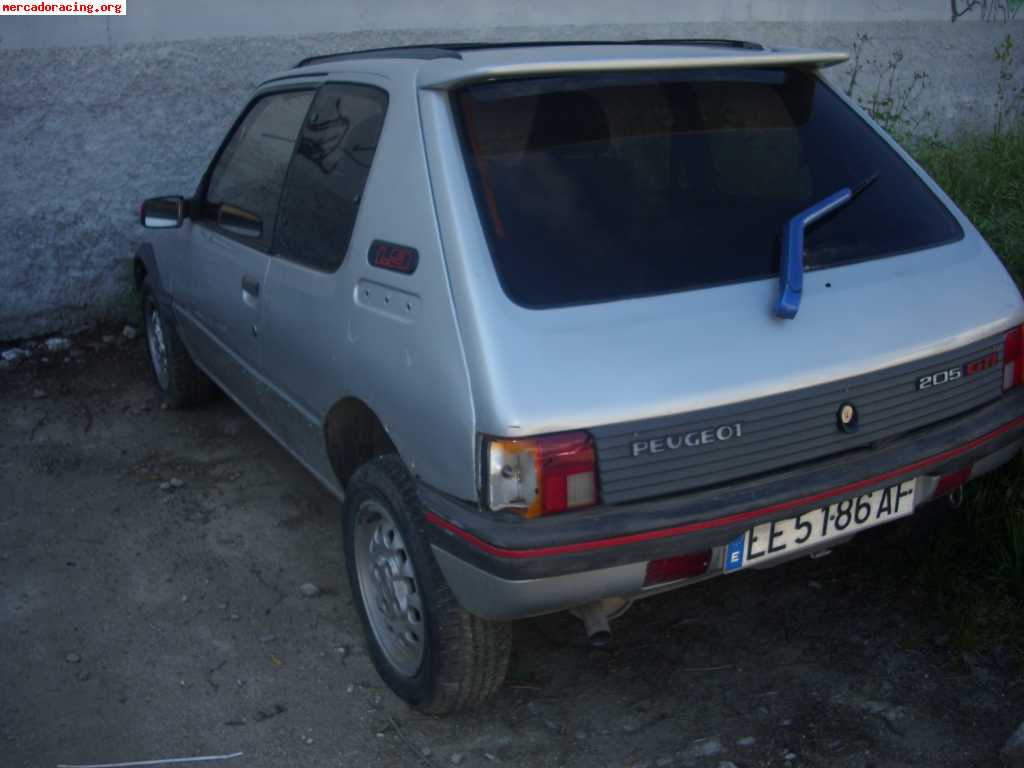 Se vende peugeot 205 gti