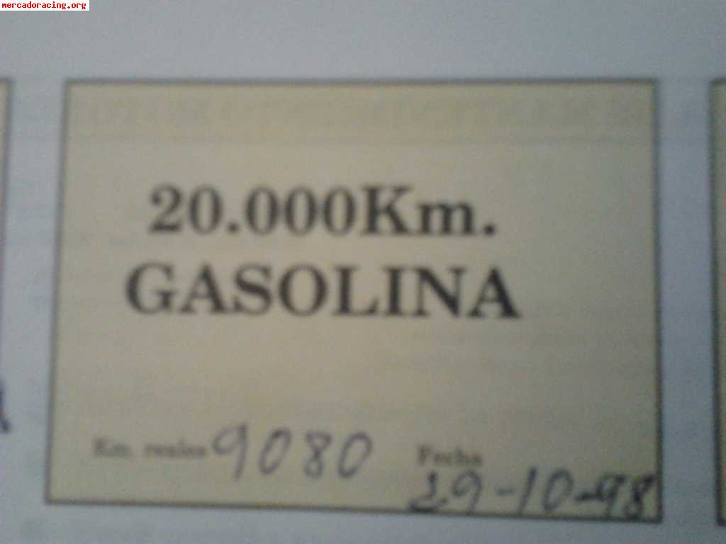 Cambio por diesel.  clio 16v año 92  75.000km   -  catalizad