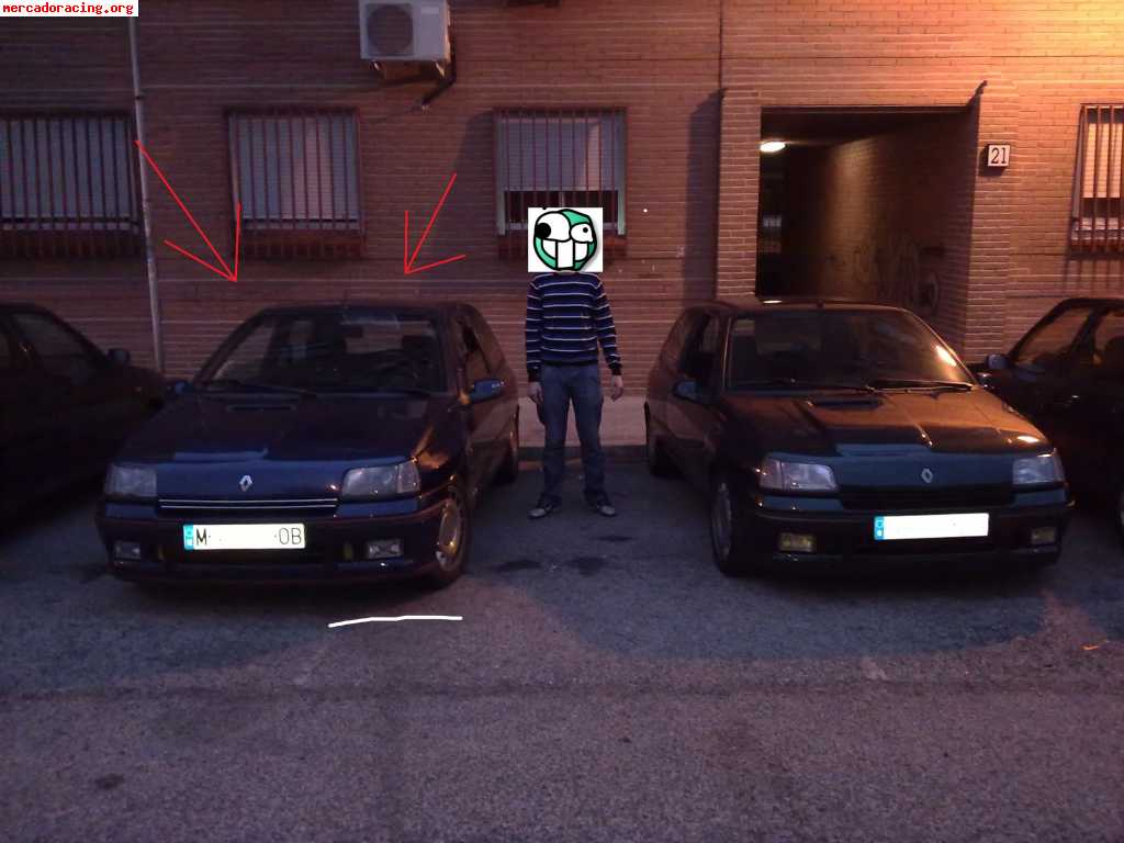Cambio por diesel.  clio 16v año 92  75.000km   -  catalizad