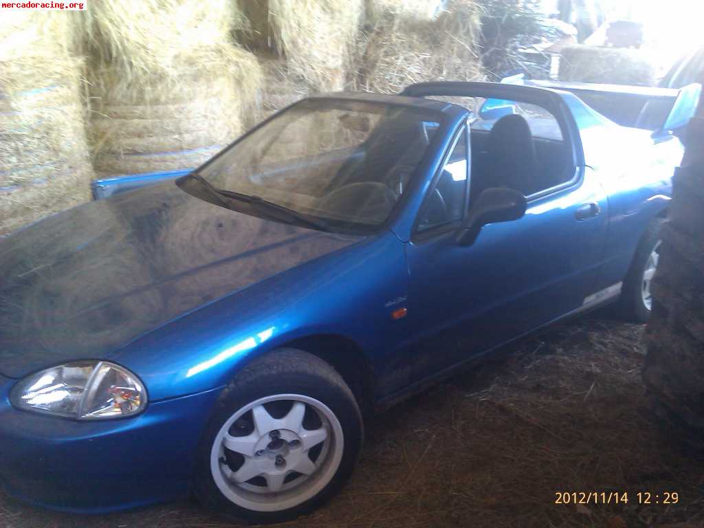 Crx del sol 125 targa descapotable (preparado en 150cv)