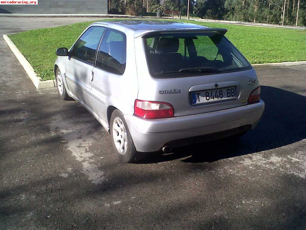 Se vende o se cambia saxo 16v fase ii 156.000 km