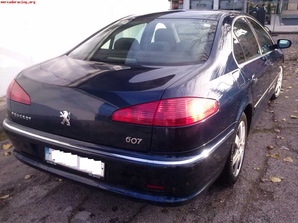 Peugeot 607 2.7 v6 biturbo 204cv año 2008    9990e
