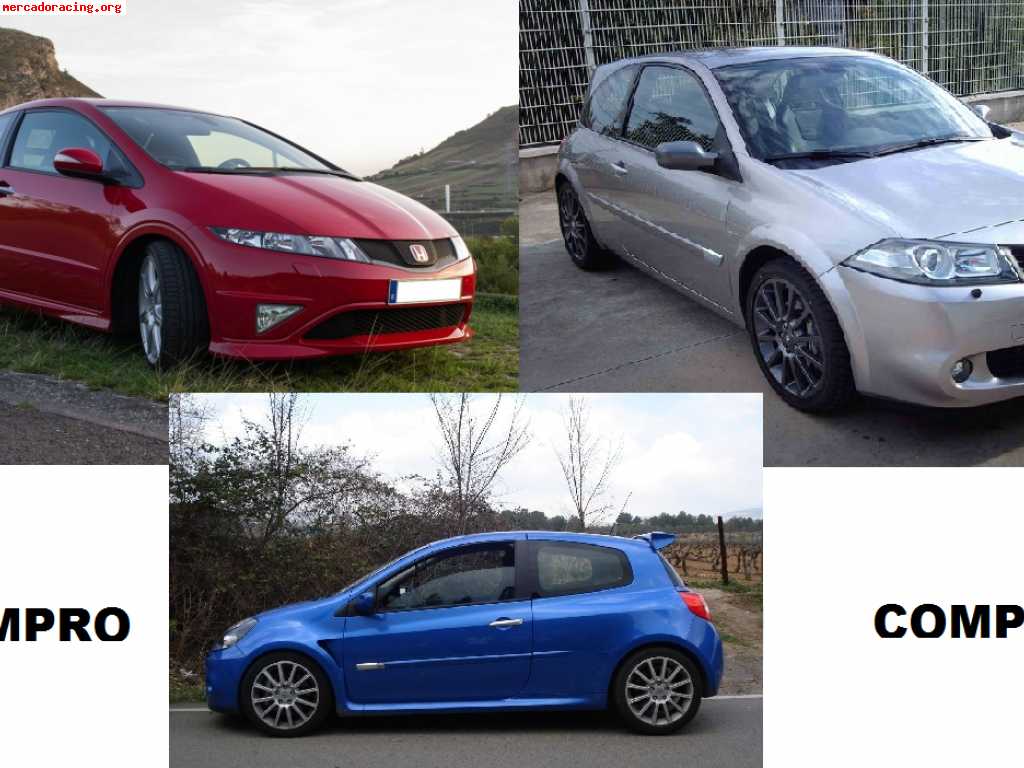 Clio sport iii, megane ii sport, civic fn2 type-r