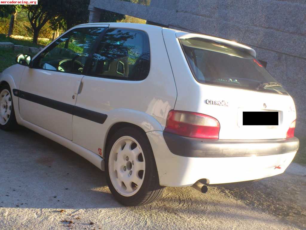 Vendo saxo vts 1.6 blanco 110.000 km!!!