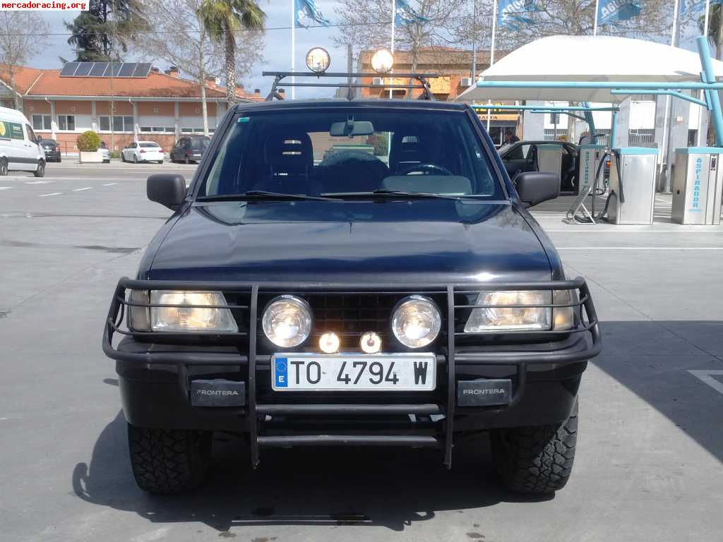 Vendo opel frontera 2.3td 5p 218000km negro 2500€ negociable