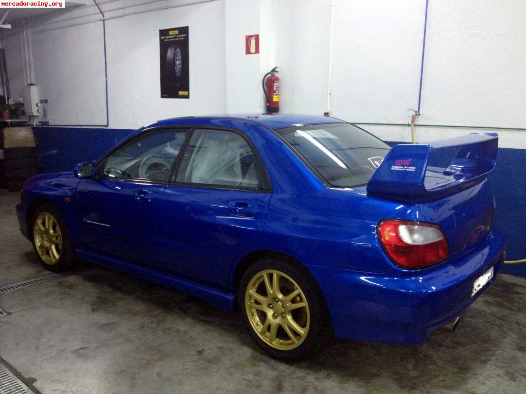  impreza sti water spray