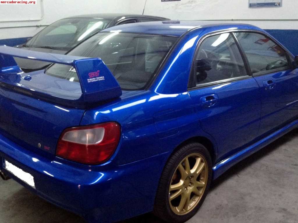  impreza sti water spray
