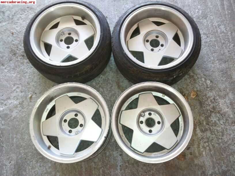 Llantas borbet a 9x16 - 4x100 validas para bmw y grupo vag