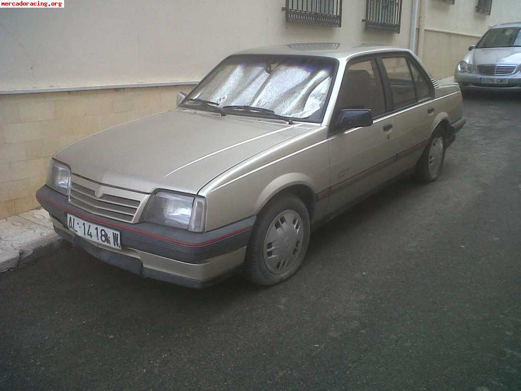 Opel ascona 2000 inyeccion gt