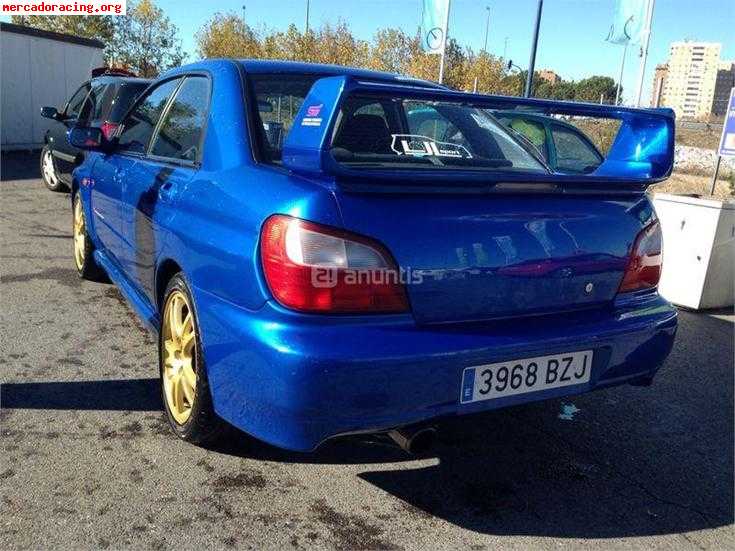 Subaru impreza wrx sti 2002 con mejoras varias de calidad