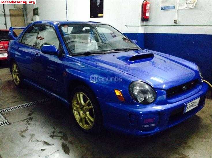 Subaru impreza wrx sti 2002 con mejoras varias de calidad