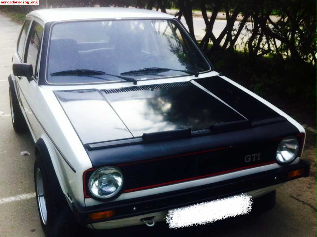 Golf mk1 1.8 8v , se vende o cambia por coche de ompeticion