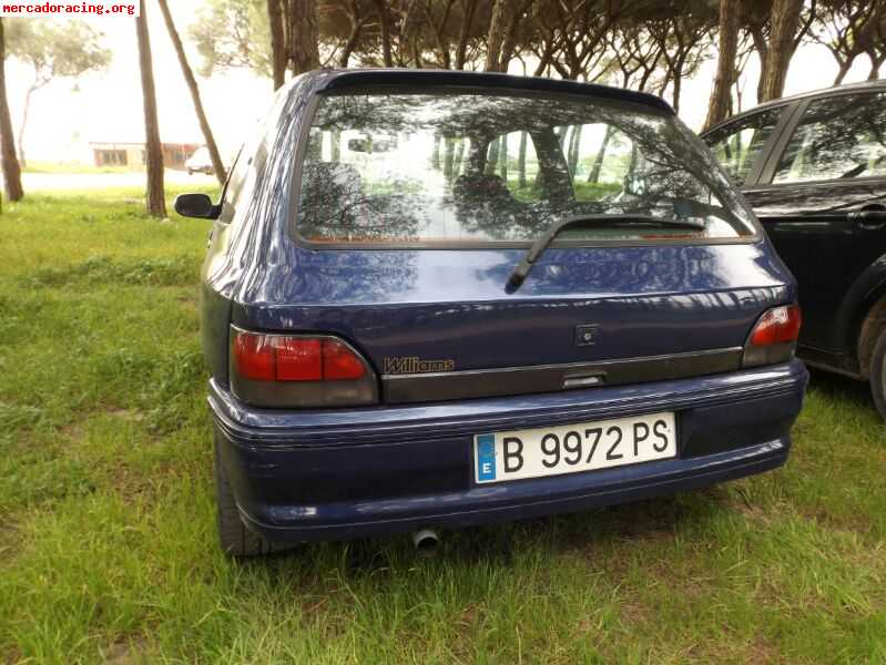 Vendo renault clio 1.8 16v-williams