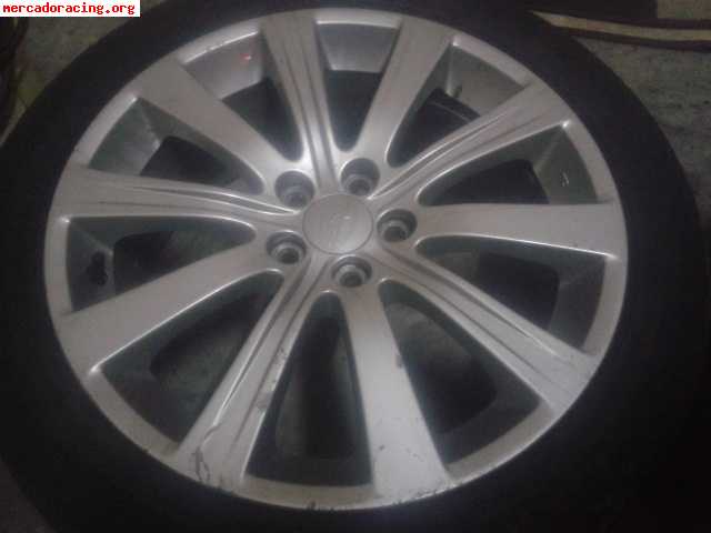 Vendo 4 llantas impreza r.e. 2011 17 