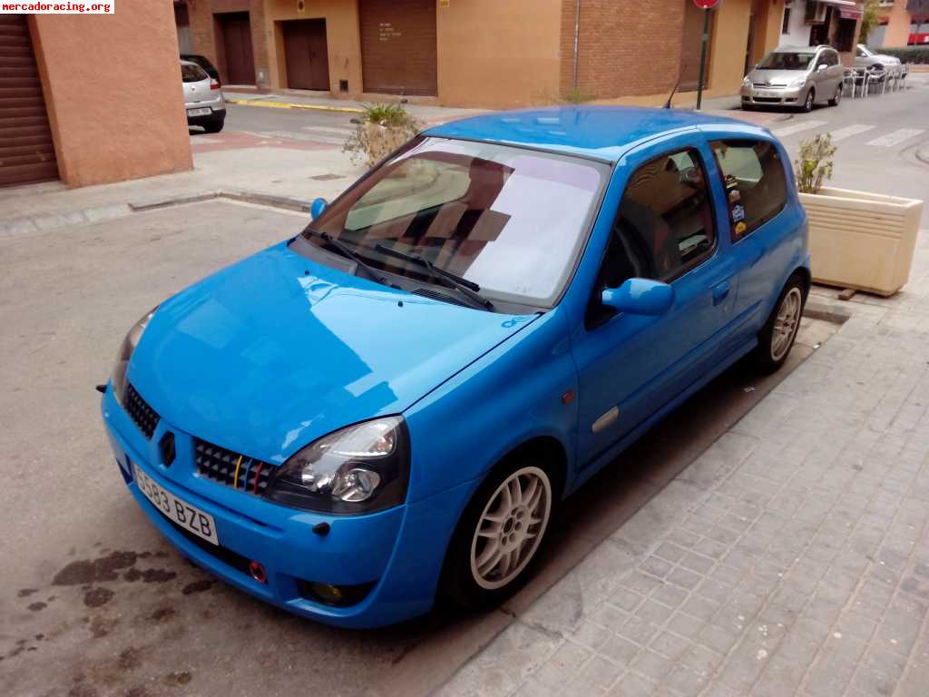 Clio sport 172 azul pitufo