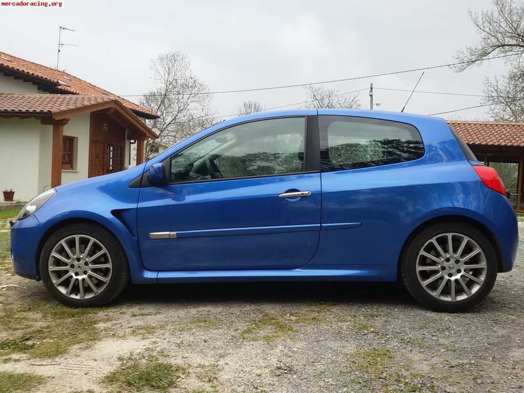 Renault clio sport 197cv azul - estricta serie y pintura de 