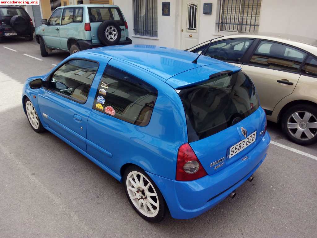 Clio sport fase 2 azul pitufo 4000€
