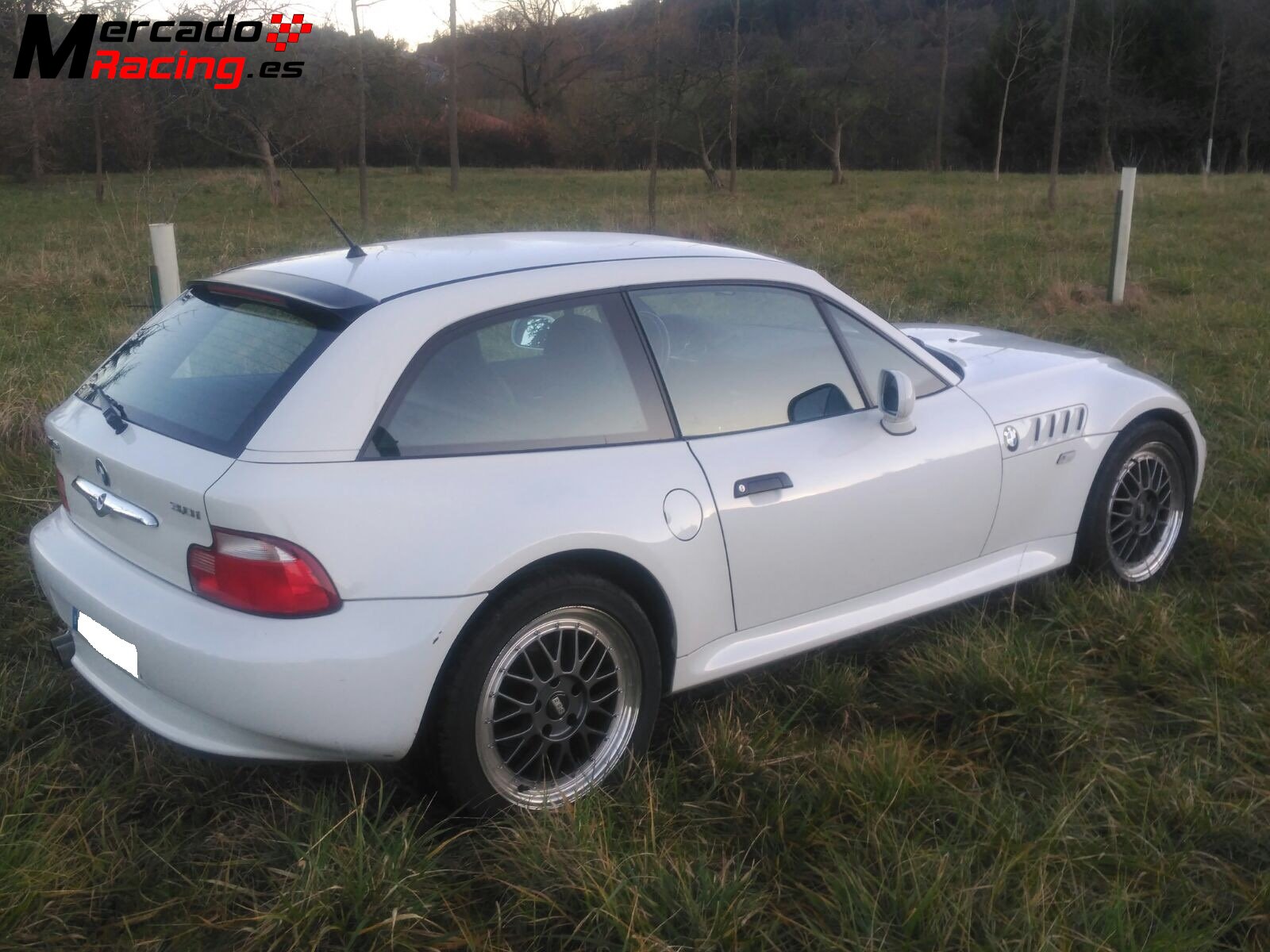 Vendo bmw z3 3.0i coupé junio/2001, 92114kms, blanco