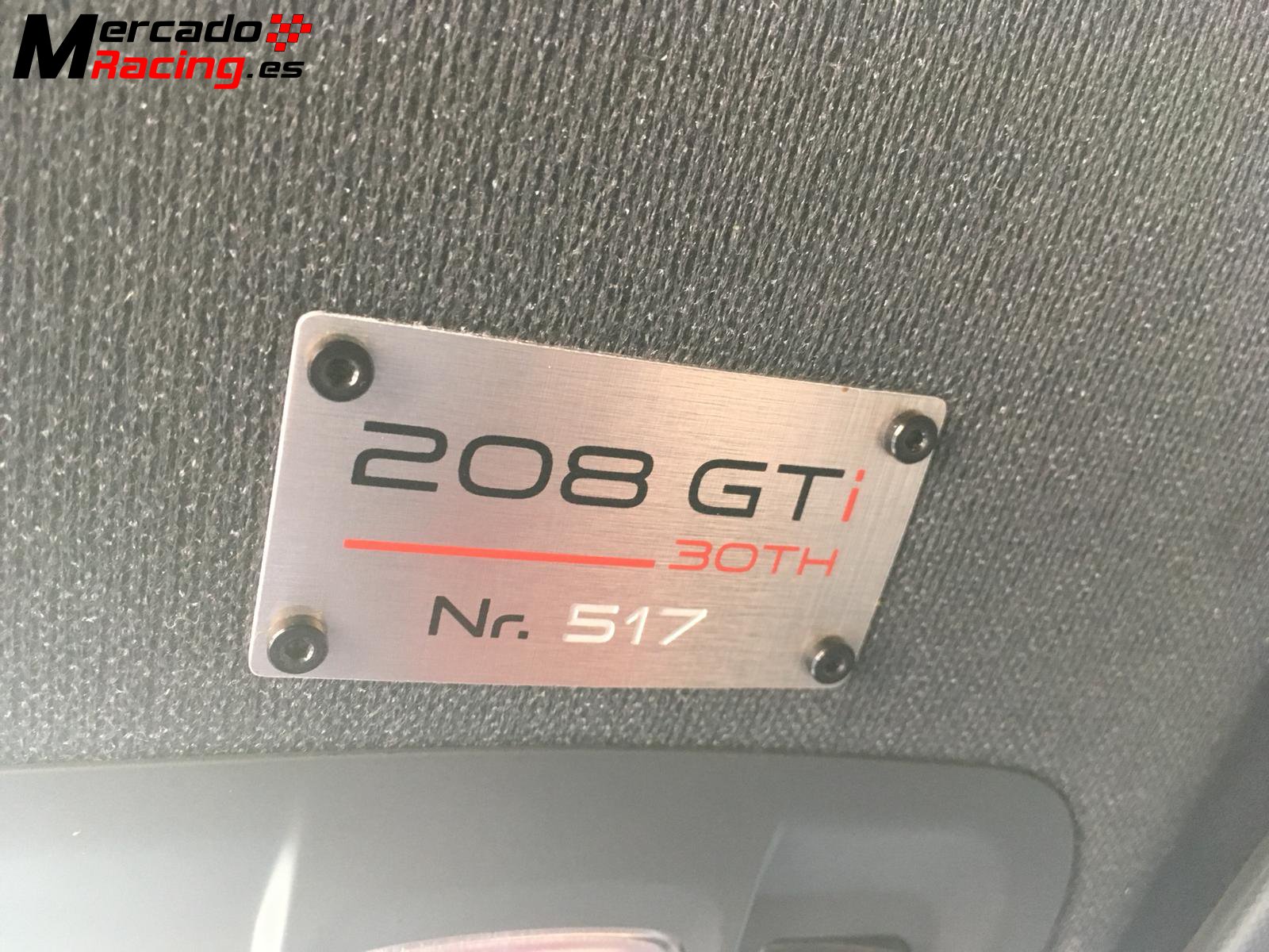 Peugeot 208 gti 30th