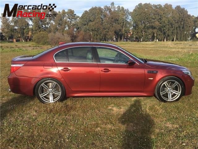 Bmw m5 rojo indianapolis con interior blanco. unico!!