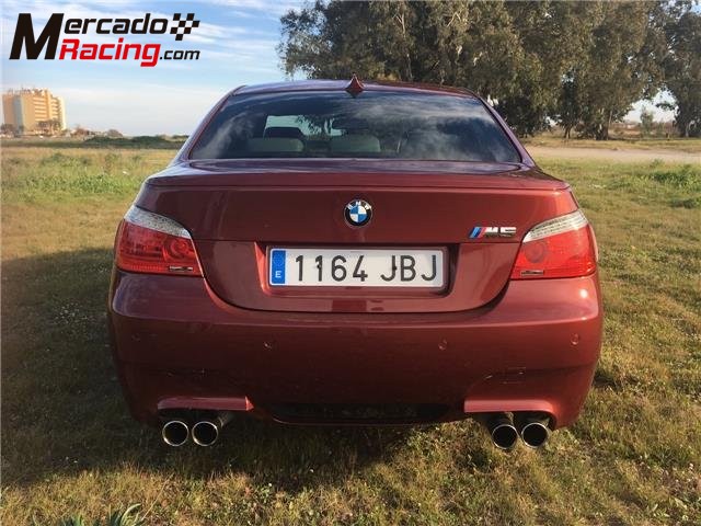 Bmw m5 rojo indianapolis con interior blanco. unico!!