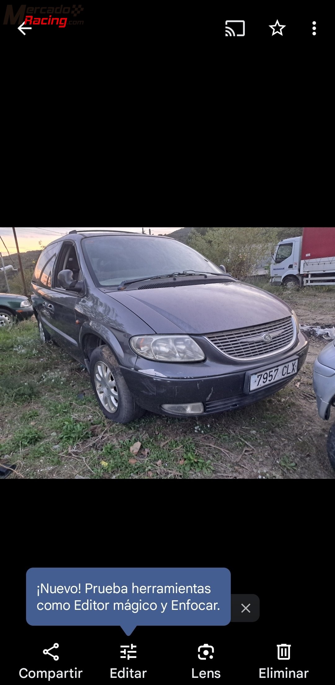 Chrysler voyager 2.5 crd 7 plazas a revisar 