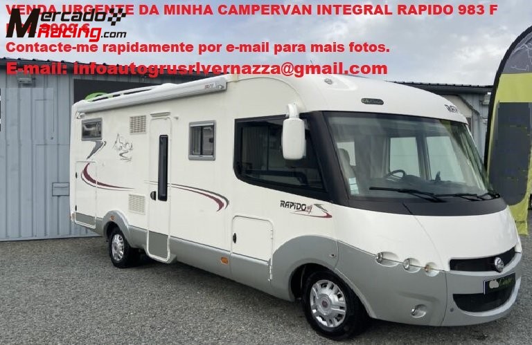Venda urgente de campervan integral rapido 983 f a 9000 €