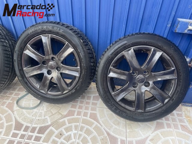 4 ruedas peugeot originales 195/55 r16 91 v