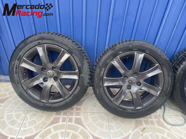 4 ruedas peugeot originales 195/55 r16 91 v
